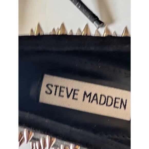 STEVE MADDEN Vala Testy Spiked Studded Pointed Stiletto Heel Pumps Women's 5.5M - Picture 11 of 12